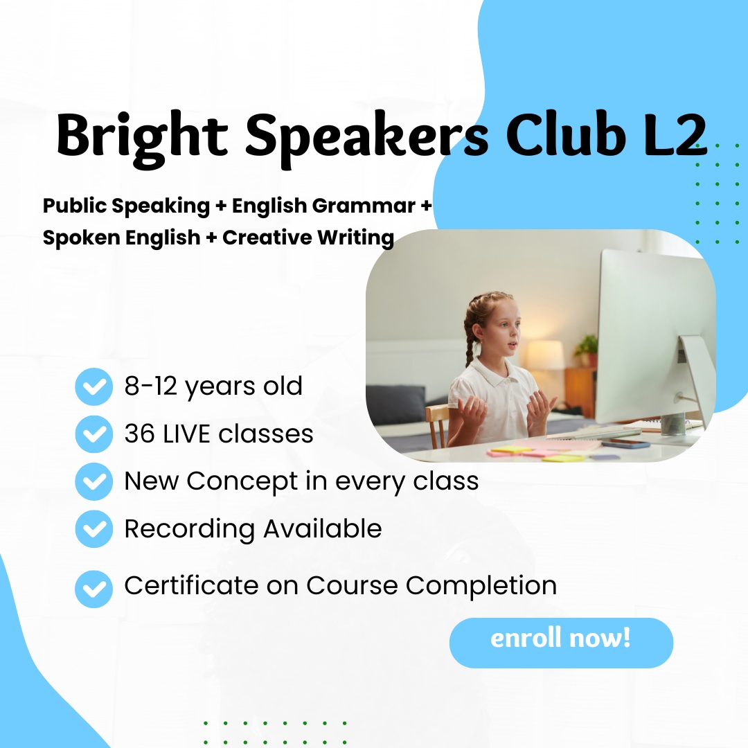 BRIGHT SPEAKERS CLUB – LEVEL 2