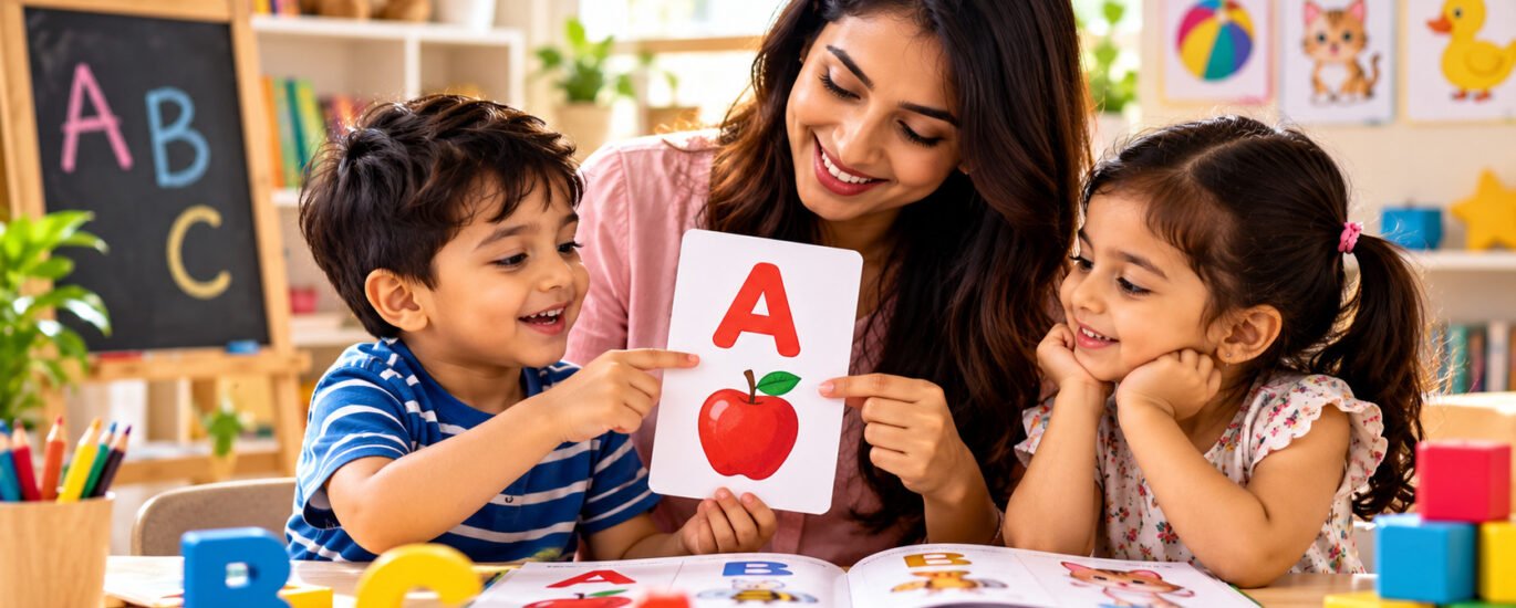 Wondering how to start phonics for a 3 year old or 4 year old? Learn the right age, what to teach first, easy home activities and when to join an online class.